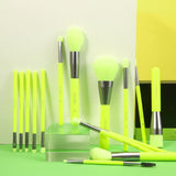 Neon Makeup Brushes